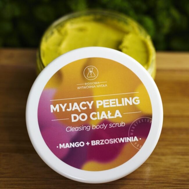 Peeling myjący do ciała BWM - Mango Brzoskwinia 200g
