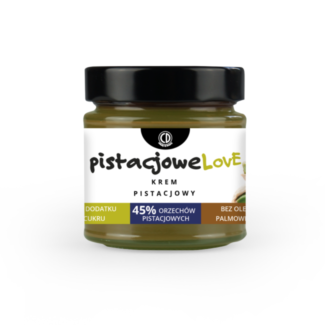 Krem pistacjowy - 45 % orzechów pistacjowych - PistacjoweLove
